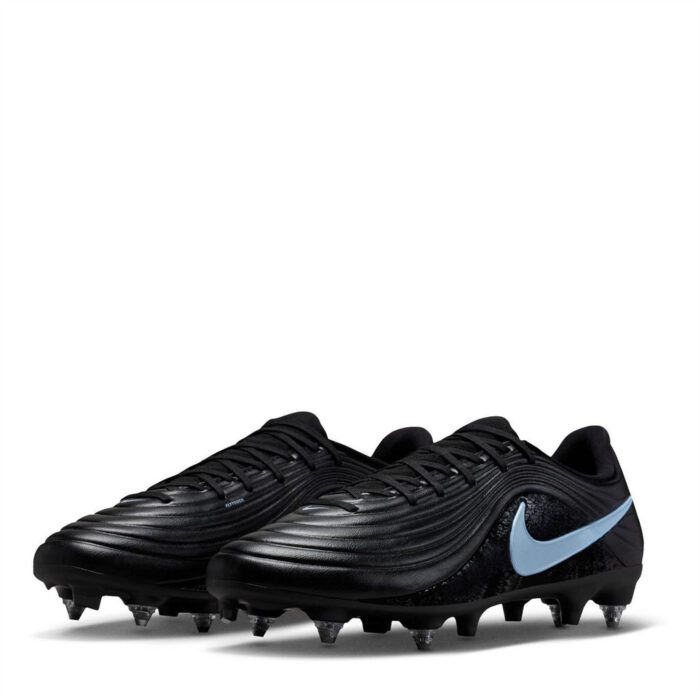 Nike Soft Ground Football Boots – Black/Blue – view 4
