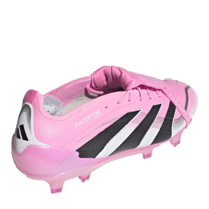 adidas Predator Firm Ground Football Boots – Pink/White – view 5