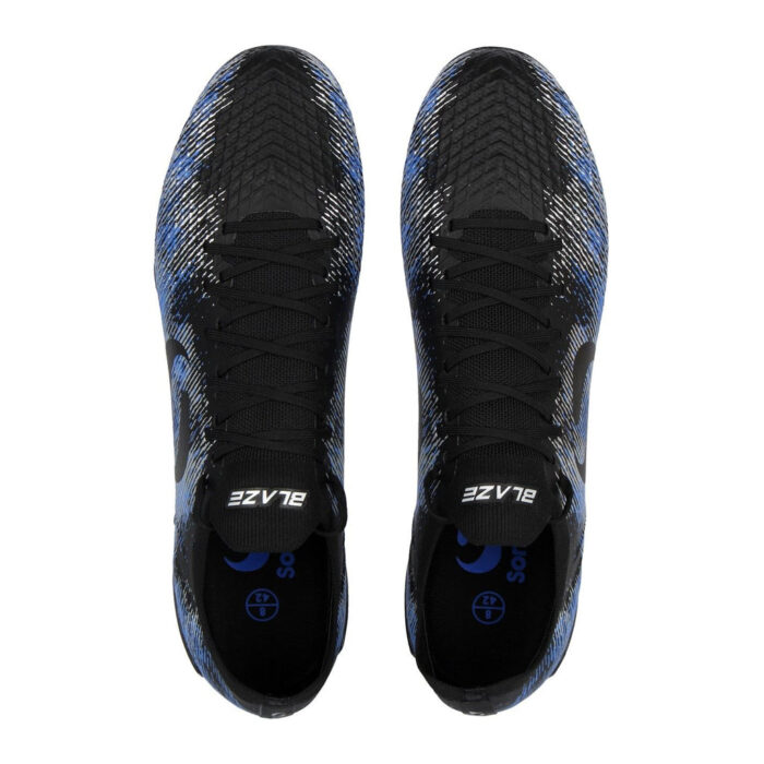 Sondico Blaze Firm Ground Football Boots – Black/Blue – view 6