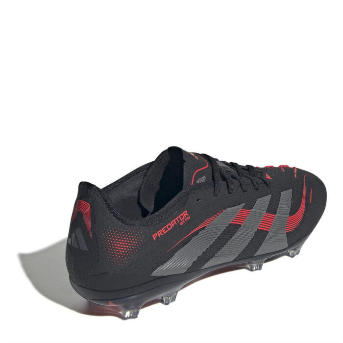 adidas Predator Firm Ground Football Boots – Black/Grey – view 4