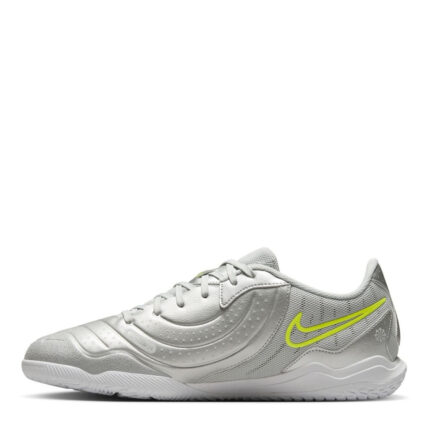 Nike Tiempo Legend 10 Indoor Football Boots – Silver/Volt – view 2