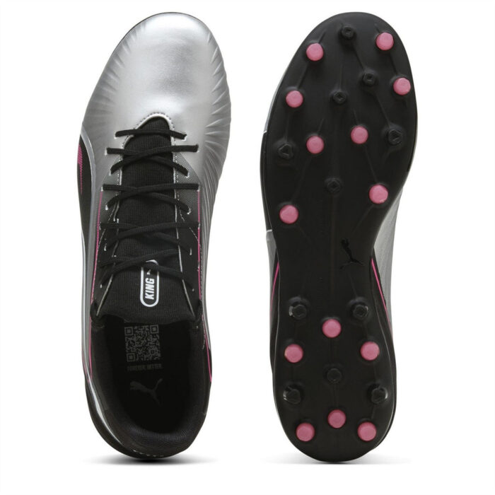 Puma King Multi-Ground Football Boots – Puma Silver-P – view 3