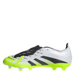 adidas Predator Firm Ground Football Boots – White/Blk/Lemon – view 2