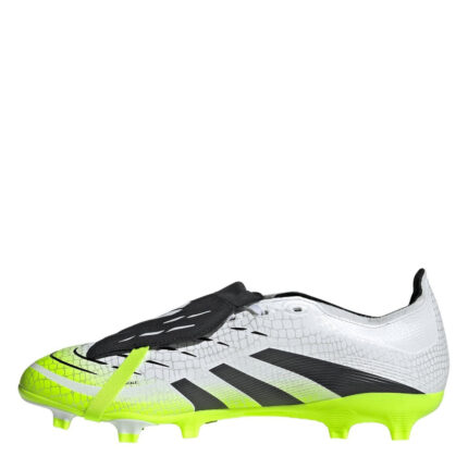 adidas Predator Firm Ground Football Boots – White/Blk/Lemon – view 2