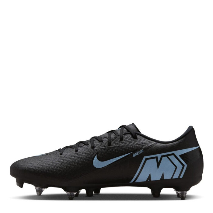 Nike Zoom Mercurial Vapor 16 Soft Ground Football Boots – Black/Blue – view 2