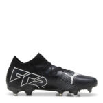 Puma Future 7 Firm Ground Football Boots – Black/White – view 4