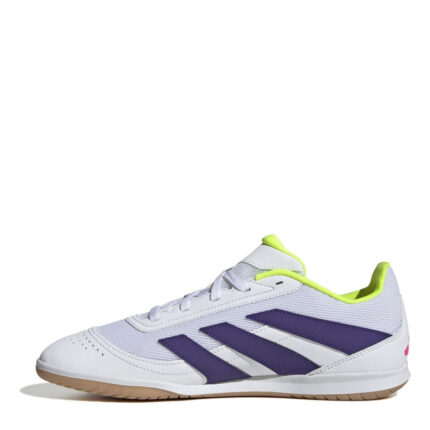 adidas Predator Indoor Football Boots – White/Pink – view 2