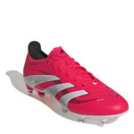 adidas Predator Soft Ground Football Boots – Red/White – view 3