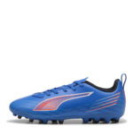 Puma Junior Multi-Ground Football Boots – ltrBl-Wht-GlwRd – view 2