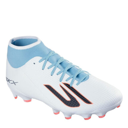 Skechers Skx.2 Firm Ground Football Boots – White/Blue