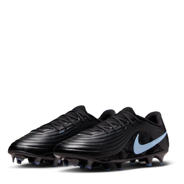 Nike Firm Ground Football Boots – Black/Blue – view 4
