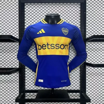 Boca Juniors 2024/25 Home Long Sleeves Jersey Player Version