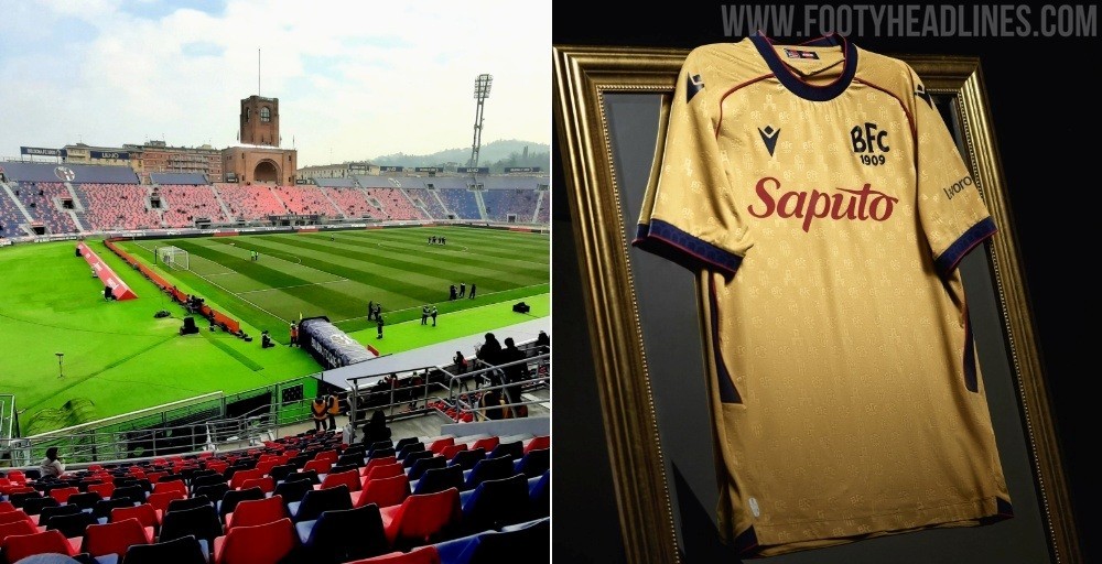 Bologna 26-27 third kit released, gold Macron shirt