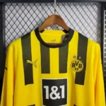 Borussia Dortmund 2022/23 Home Long Sleeves Jersey