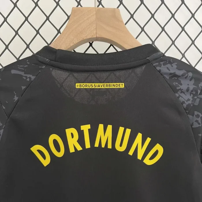 Borussia Dortmund 2023/24 Away Kids Kit