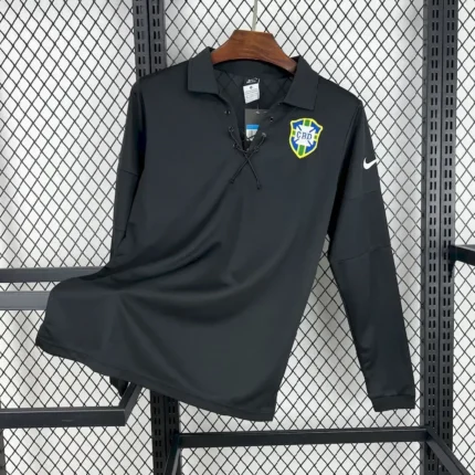 Brazil 2004 Special Edition Long Sleeves Retro Jersey