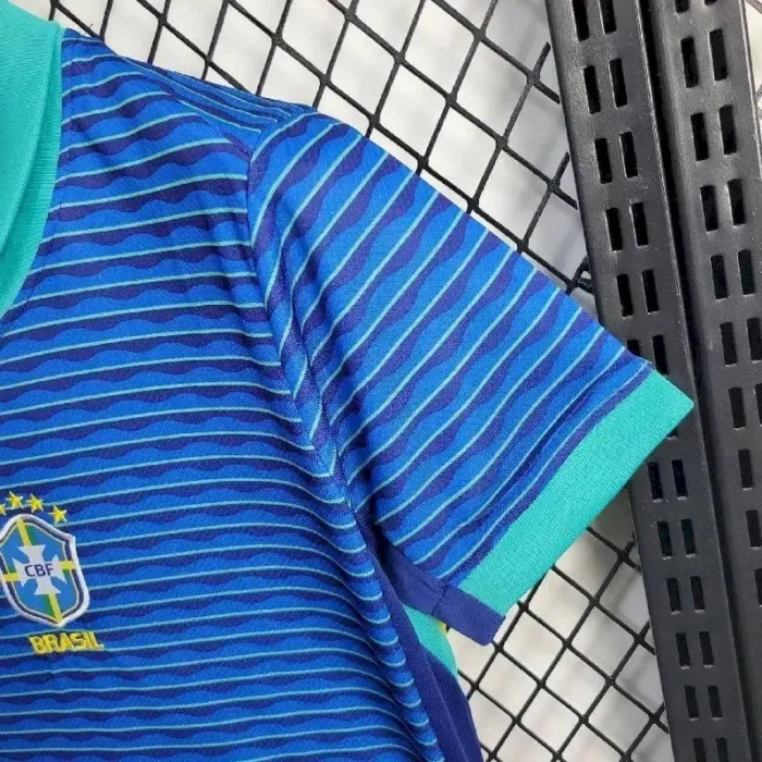 Brazil 2024/25 Away Kids Kit
