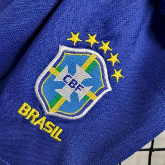 Brazil 2024/25 Away Kids Kit