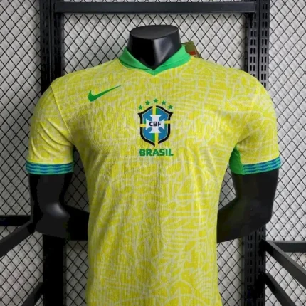 Brazil 2024/25 Home Jersey Player Version