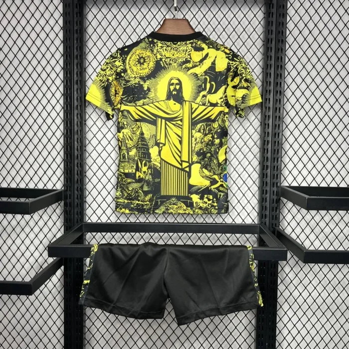Brazil 2024/25 Special Edition Yellow Kids Kit