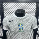 Brazil 2024/25 White Jersey Player Version