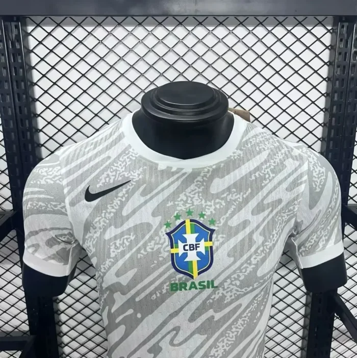 Brazil 2024/25 White Jersey Player Version