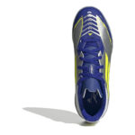 adidas F50 Junior Turf Football Boots – Silver/Blue – view 5