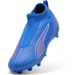 Puma Ultra 5 Junior Firm Ground Football Boots – Blue/White – view 6