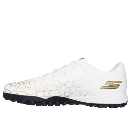 Skechers Skx_01 Gold Turf Football Boots – White/Gold – view 2
