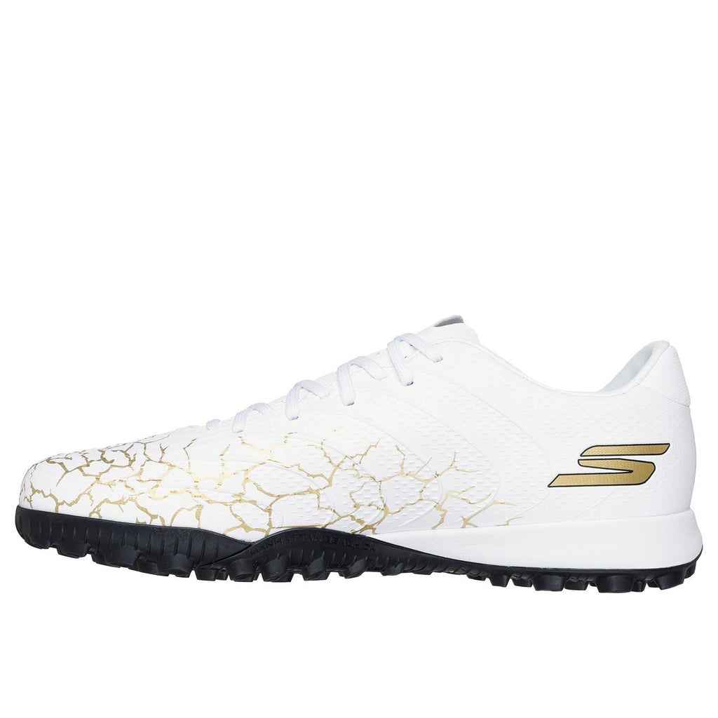 Skechers Skx_01 Gold Turf Football Boots – White/Gold – view 2