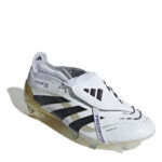 adidas Predator Firm Ground Football Boots – White/Blk/Gold – view 3