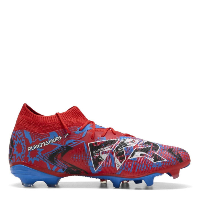 Puma Future 8 Firm Ground Football Boots – Red/Blue - Image 4