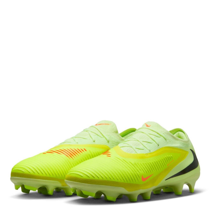 Nike Mens Phantom Gx Ii Firm Ground Football Boots – Crimson/Volt - Image 4