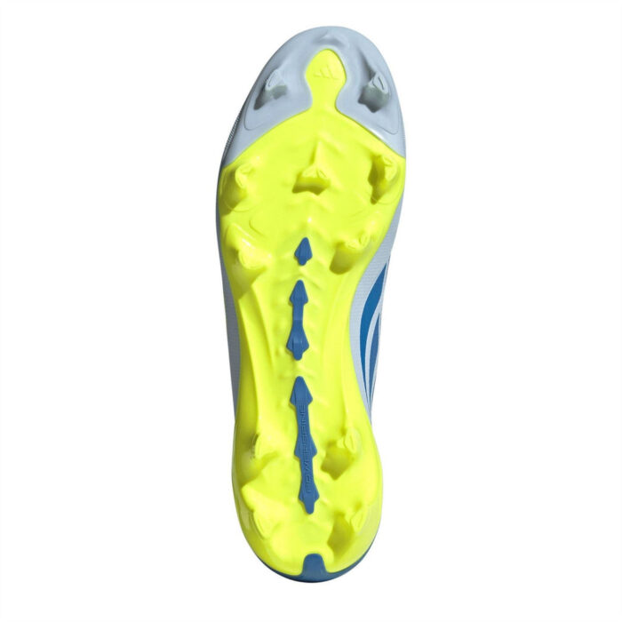 adidas Predator Firm Ground Football Boots – Blue/Yellow - Image 6