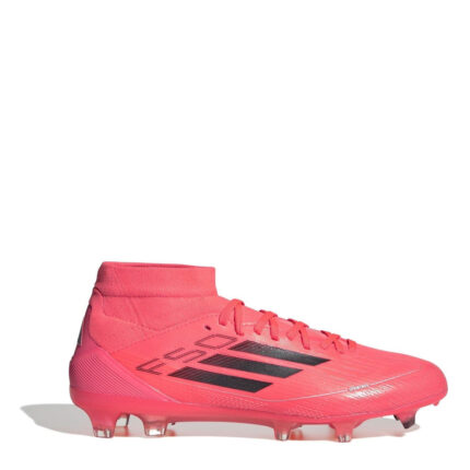 adidas Womens F50 Firm Ground Football Boots – Turbo/Blk/Platn