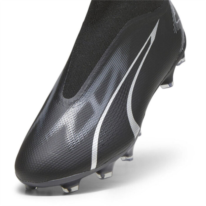 Puma Ultra Firm Ground Football Boots – Black/Asphalt – view 8