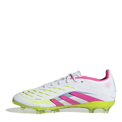 adidas Predator Junior Firm Ground Football Boots – White/Pink – view 2