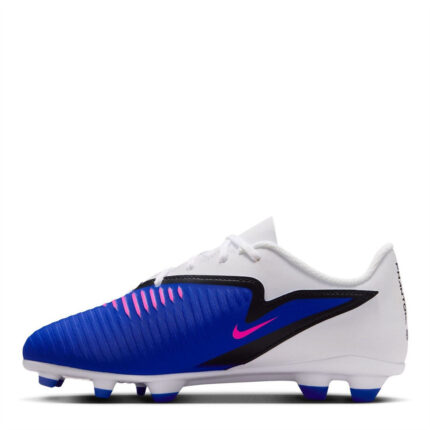 Nike Phantom 6 Junior Multi-Ground Football Boots – Blue/Wht/Pink – view 2