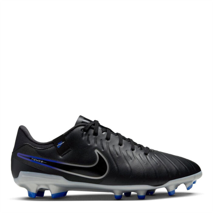 Nike Tiempo Legend 10 Firm Ground Football Boots – Black/Chrome - Image 7