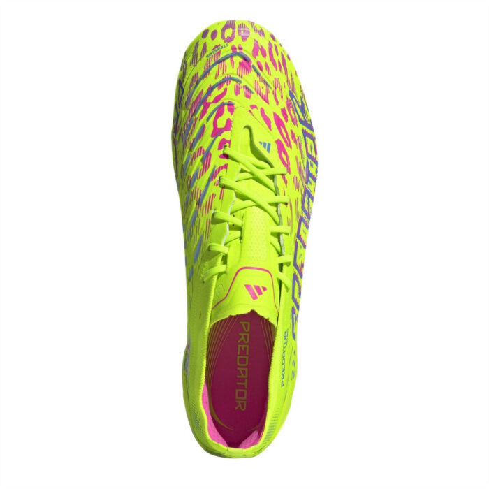 adidas Predator Soft Ground Football Boots – Lem/Pink/Blue - Image 5
