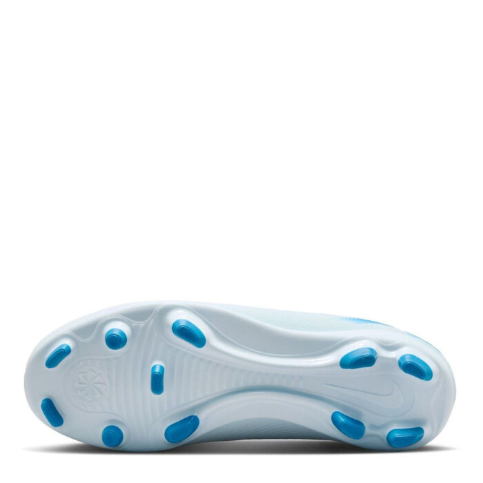 Nike Mercurial Vapor 16 Junior Firm Ground Football Boots – Glacier Blu/Blu – view 3