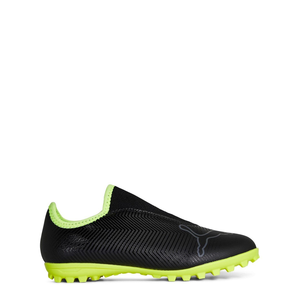 Puma Finesse Junior Turf Football Boots – Black/FluYellow