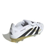 adidas Predator Junior Firm Ground Football Boots – White/Blk/Gold – view 4