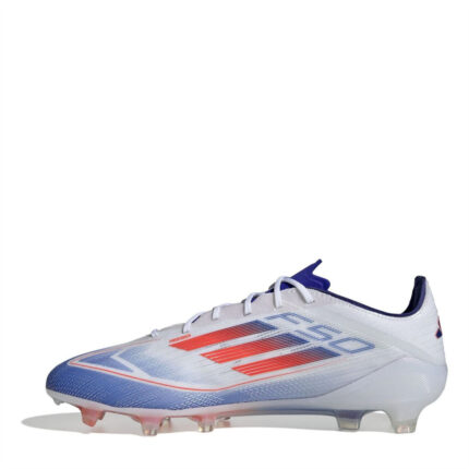 adidas F50 Firm Ground Football Boots – White/Red/Blue – view 2