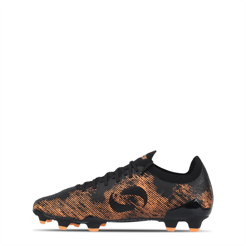 Sondico Blaze Firm Ground Football Boots – Black/Orange – view 2