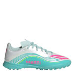 adidas F50 Messi Junior Turf Football Boots – Wht/Pink/Blue