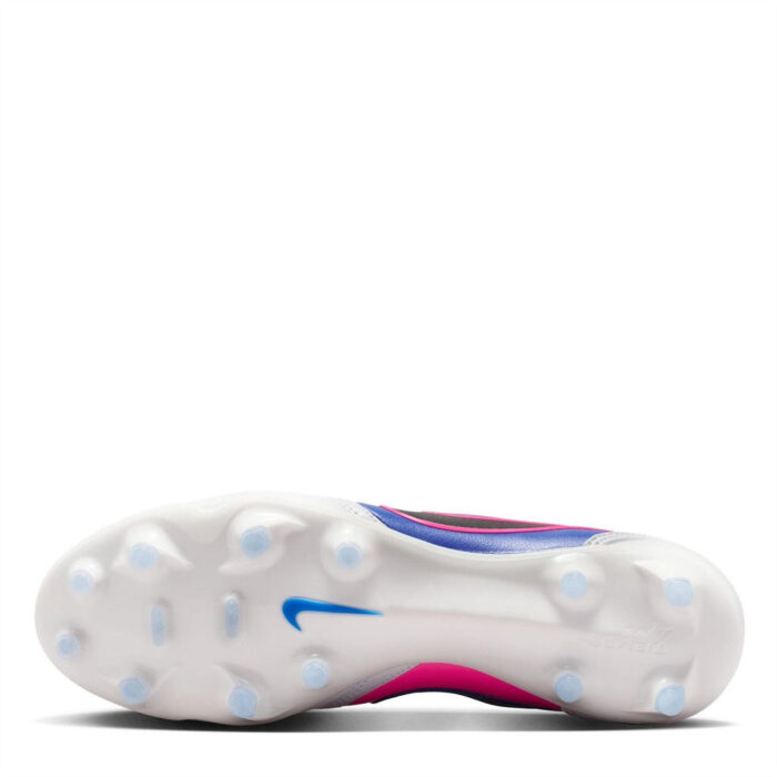 Nike Tiempo Ligera Firm Ground Football Boots – Blue/Wht/Pink - Image 3