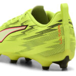 Puma Ultra Junior Firm Ground Football Boots – Yellow/Black – view 5