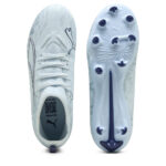 Puma Ultra 5 Junior Firm Ground Football Boots – Icy Blue – view 3