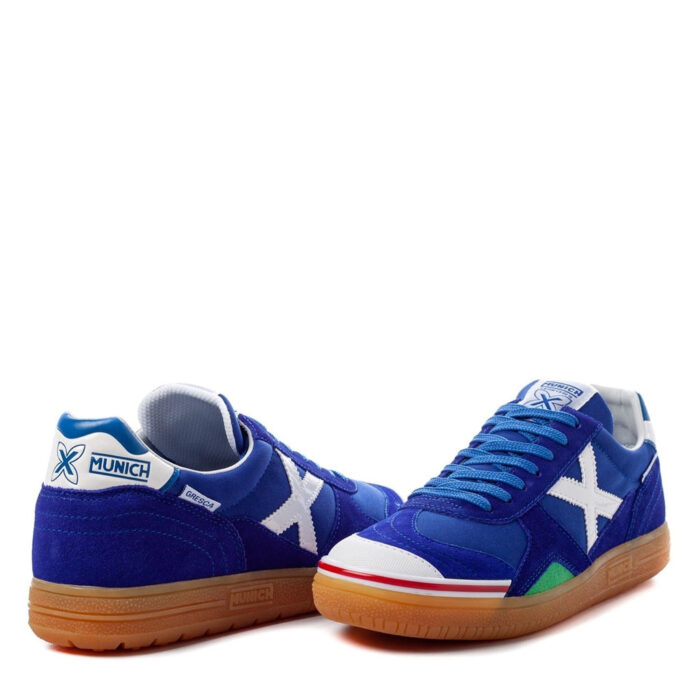 Munich Gresca Indoor Football Boots – Blue/White – view 4